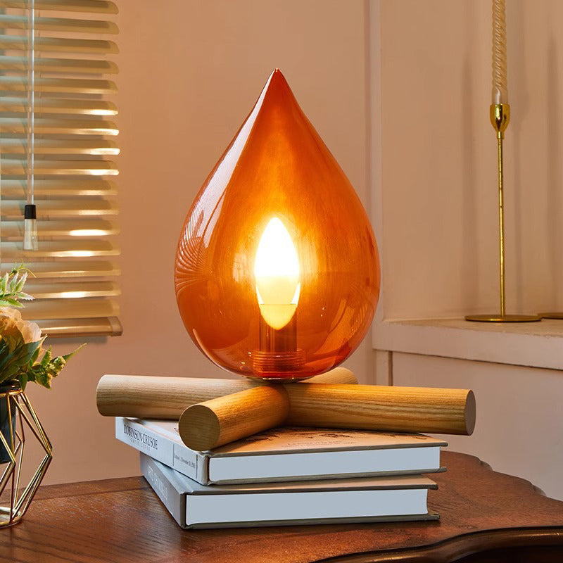 Fire Pile Solid Table Lamp