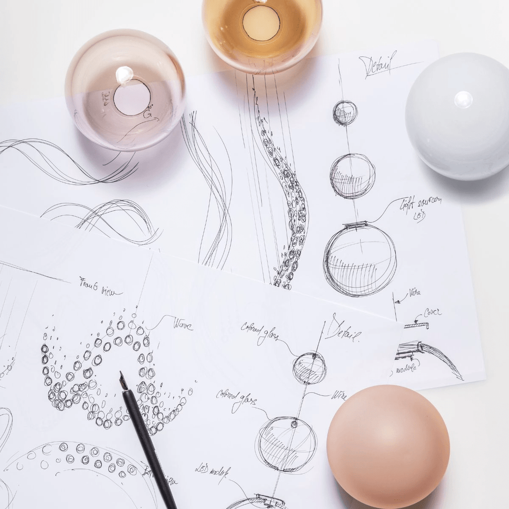 Pearl Curtain Customize Chandelier