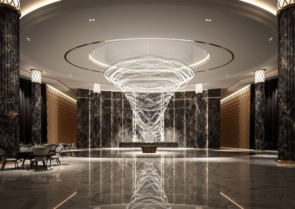 Pearl Curtain Customize Chandelier