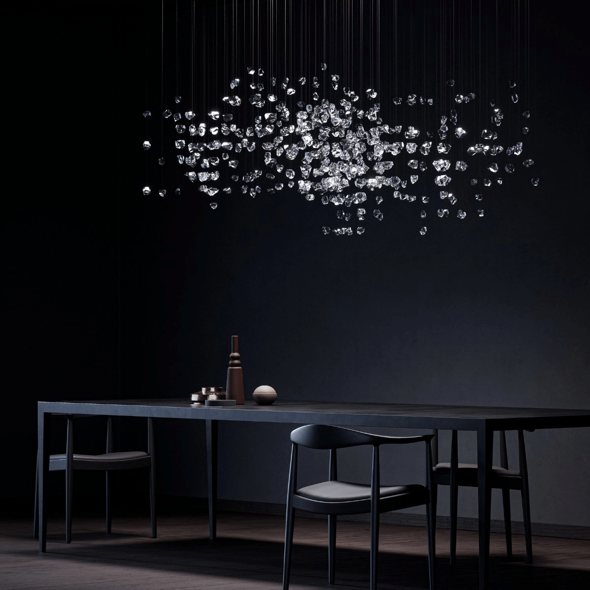 Raw Crystal Customize Chandelier