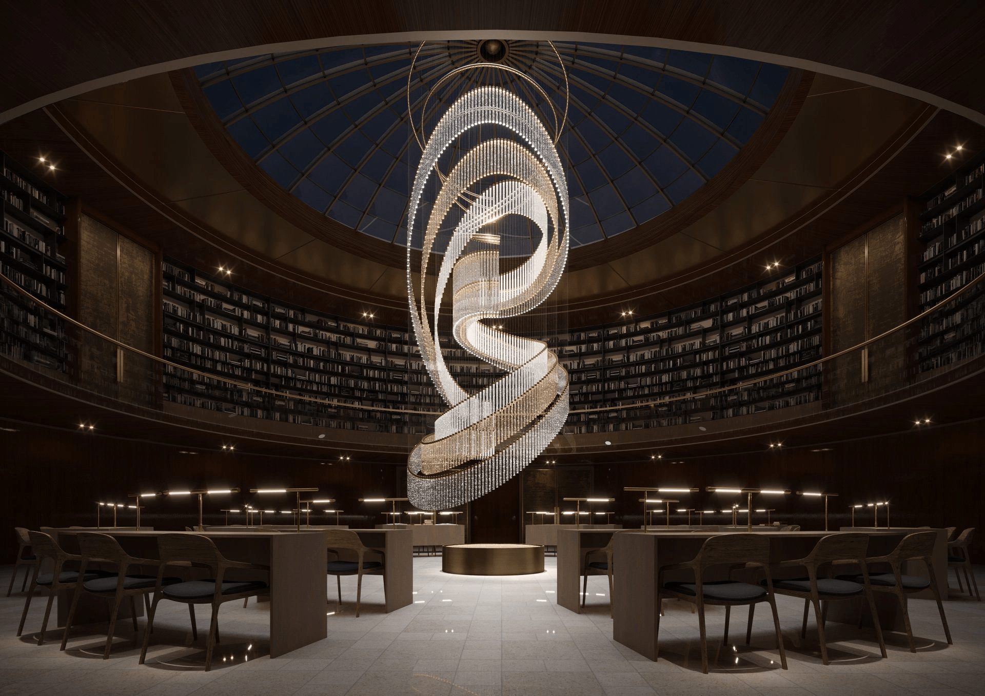 Crystal Spin Customize Chandelier