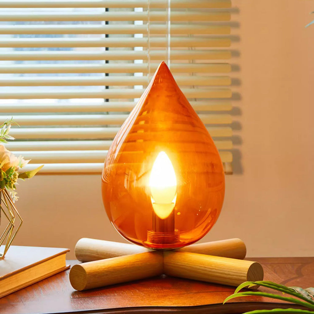 Fire Pile Solid Table Lamp
