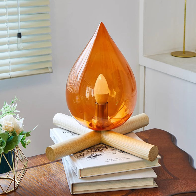 Fire Pile Solid Table Lamp