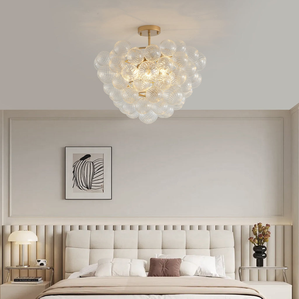 Golden Globe Chandelier B