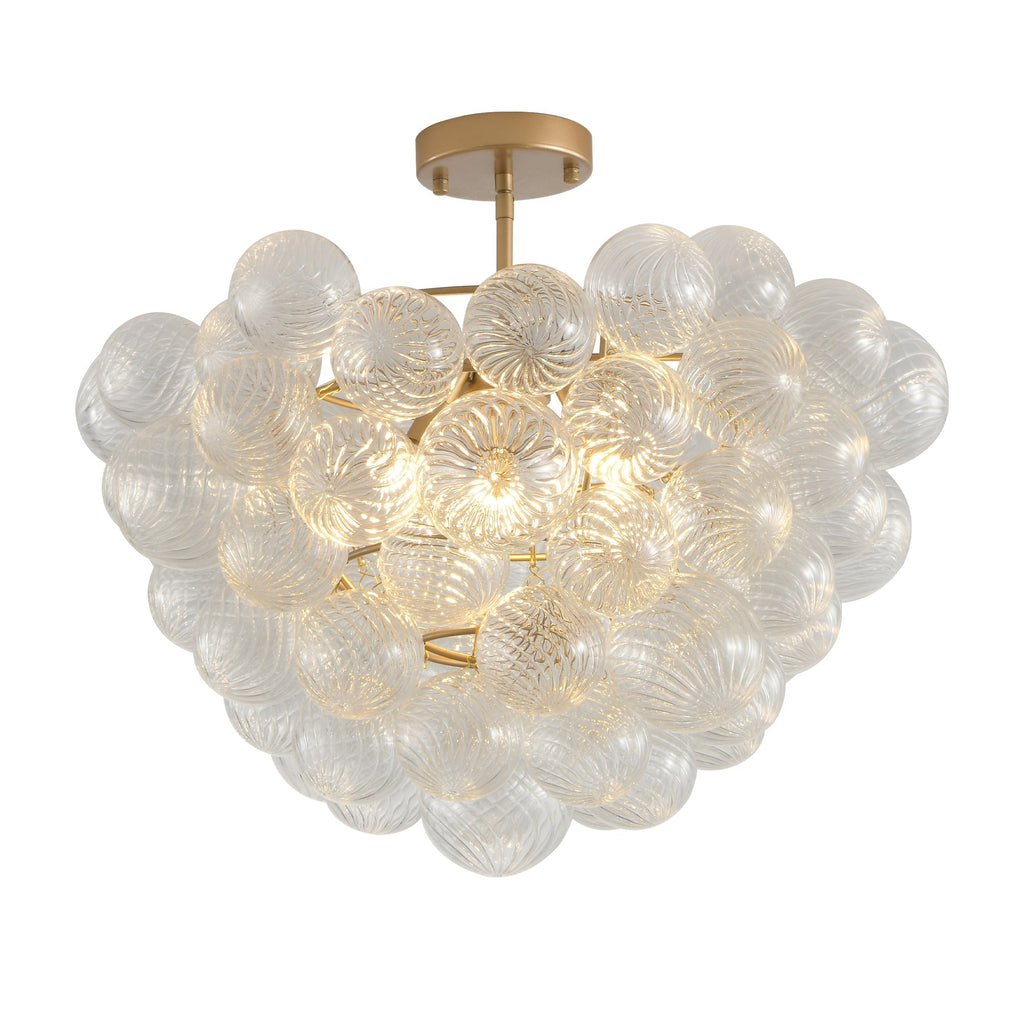 Golden Globe Chandelier B