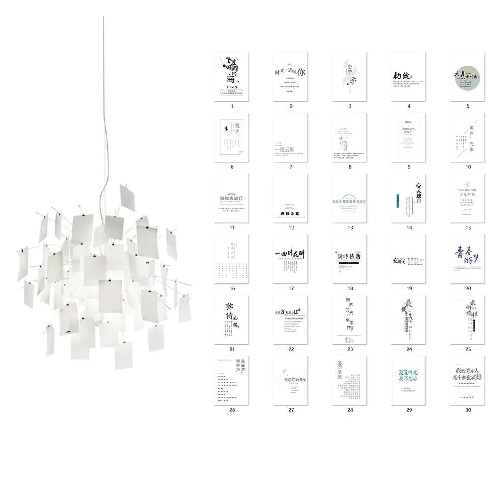 Paper Chandelier