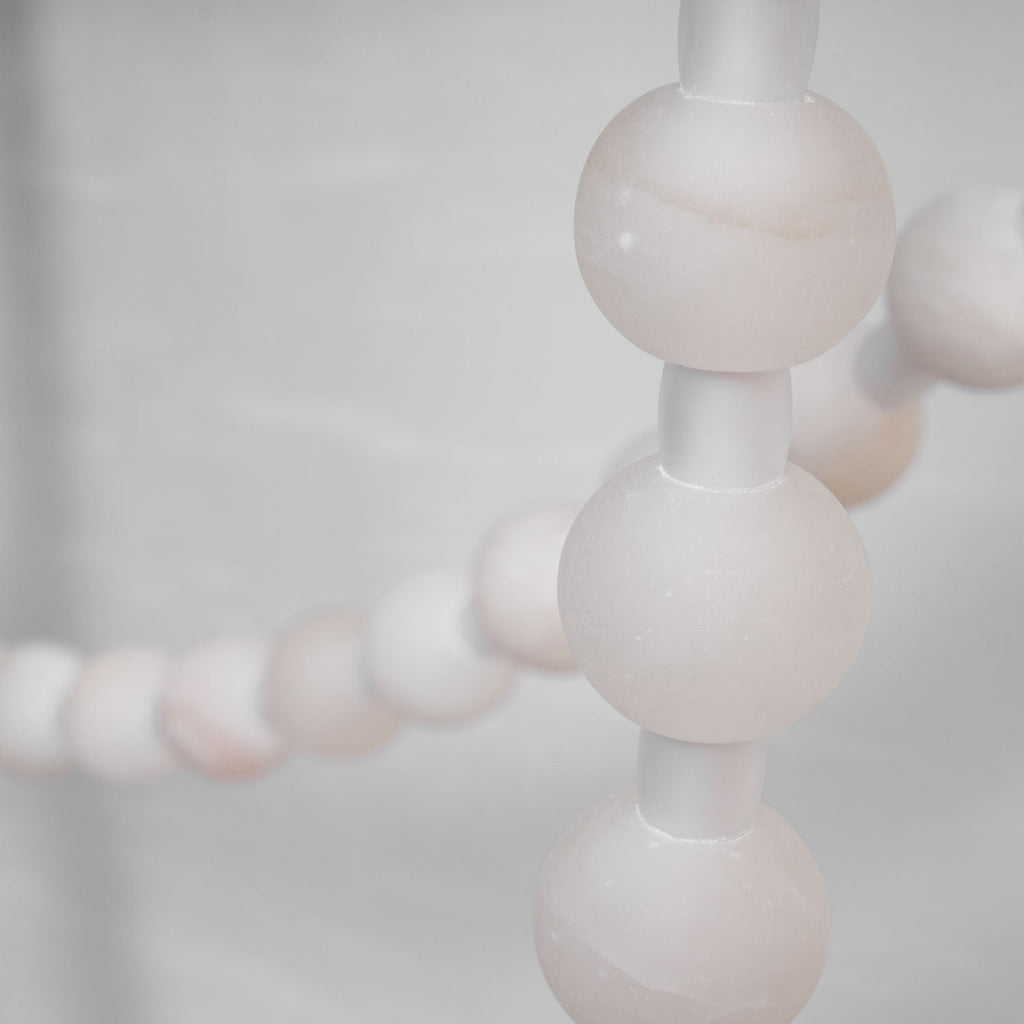 Alabaster Pearl Necklace Chandelier