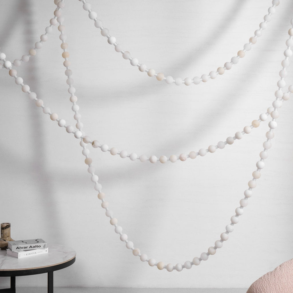 Alabaster Pearl Necklace Chandelier