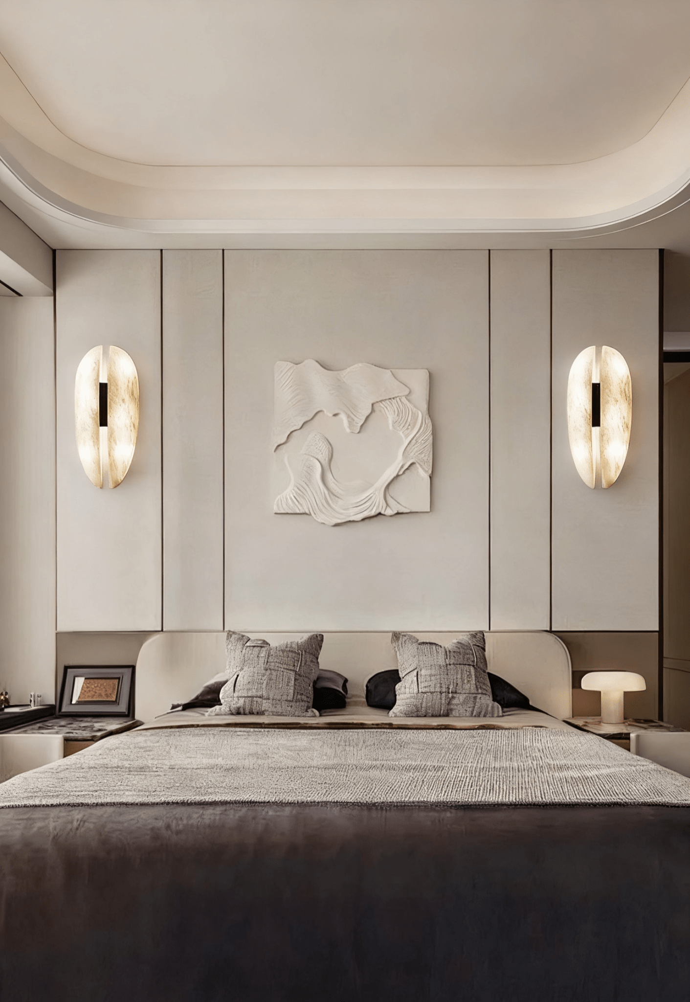 Alabaster Veil Wall Sconce