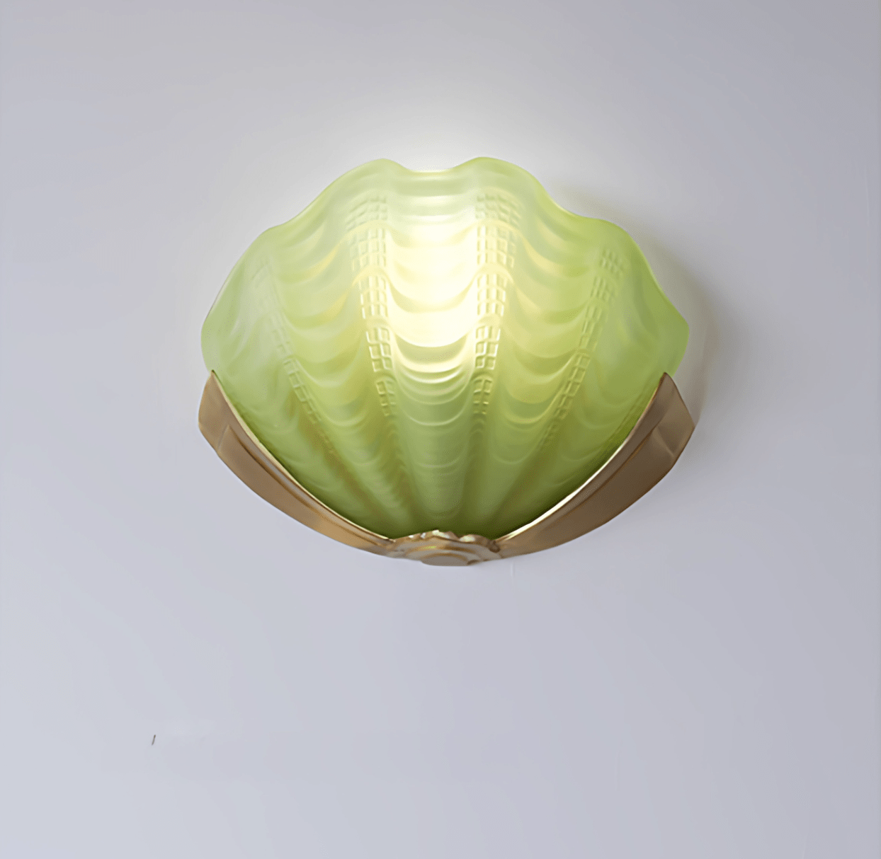 Art Deco Scallop Wall Light