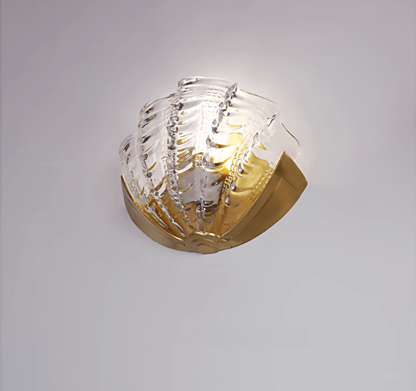 Art Deco Scallop Wall Light