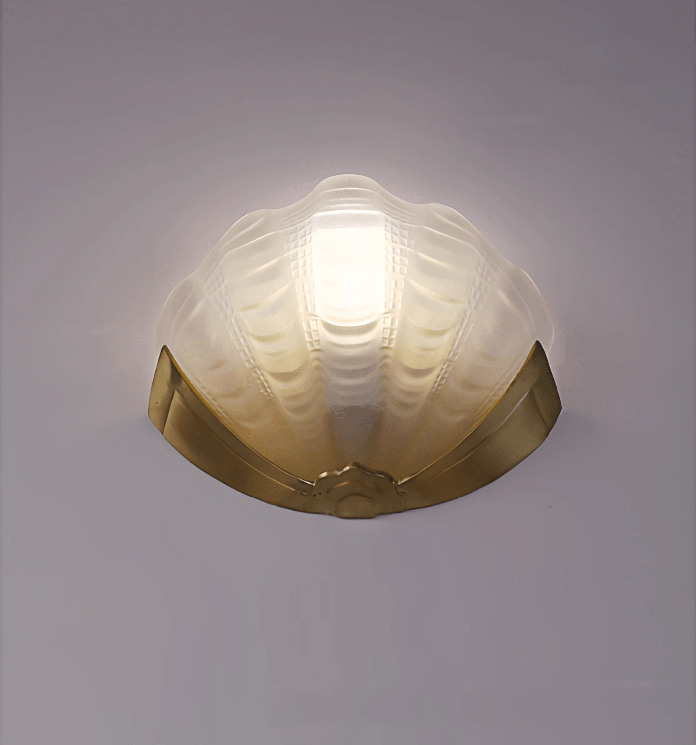 Art Deco Scallop Wall Light