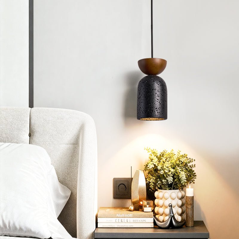 Basalt Walnut Drop Pendant Light