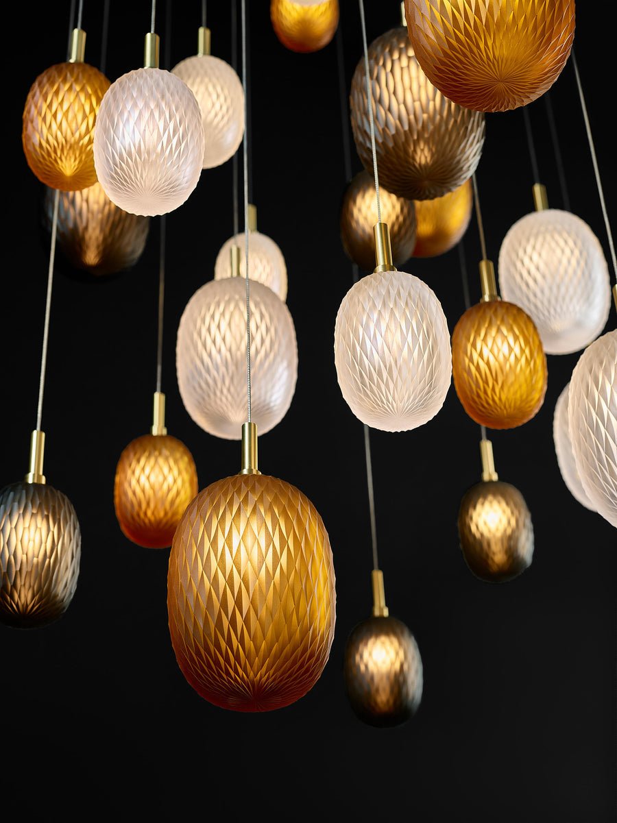 Chromatic Gem Drop Chandelier