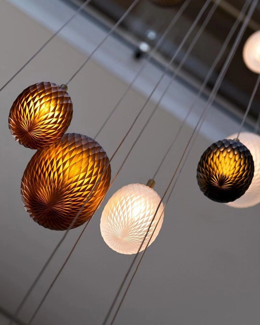 Chromatic Gem Drop Chandelier