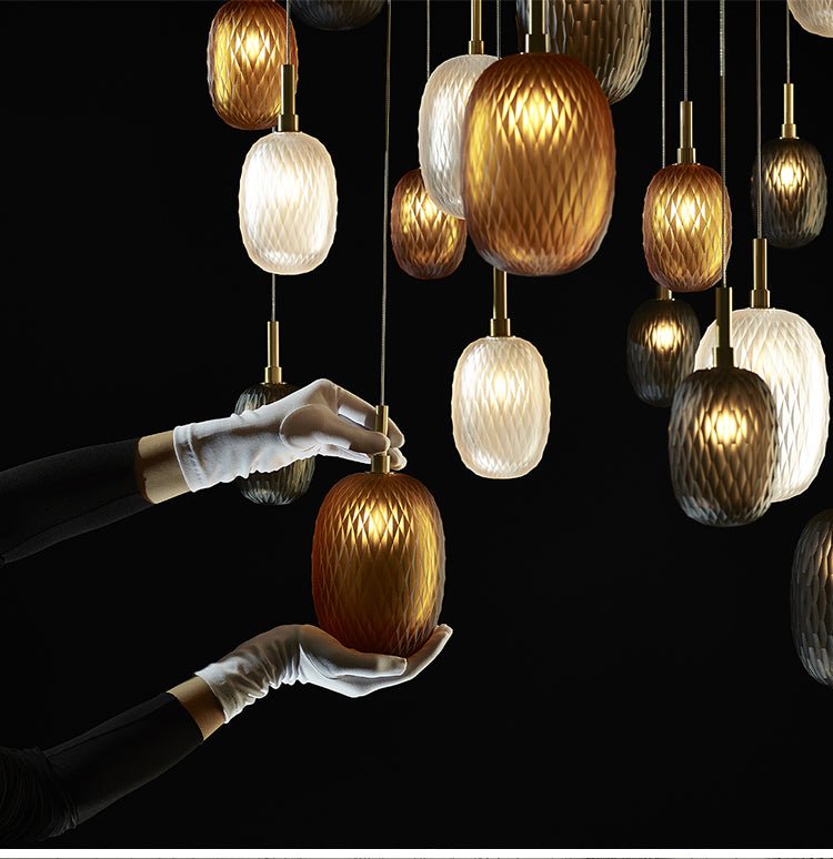 Chromatic Gem Drop Chandelier