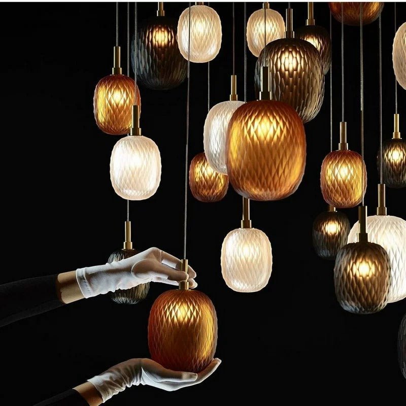 Chromatic Gem Drop Chandelier