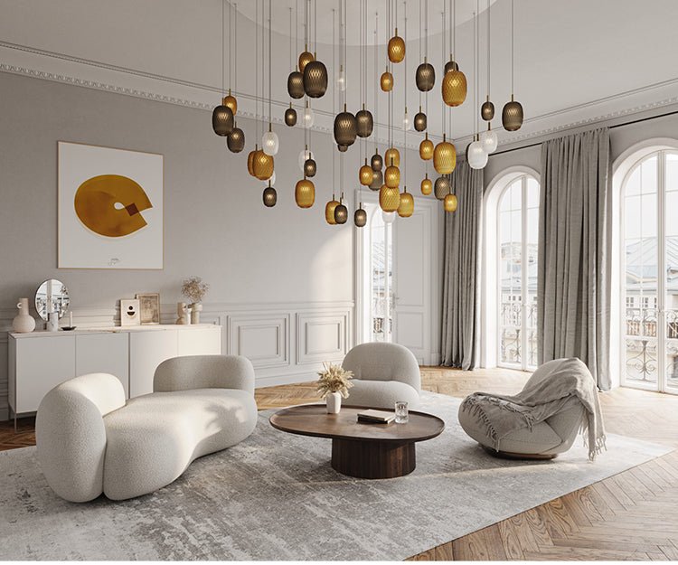 Chromatic Gem Drop Chandelier