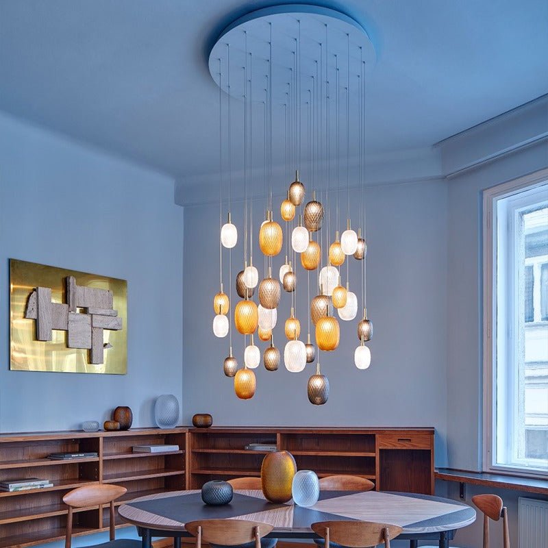 Chromatic Gem Drop Chandelier