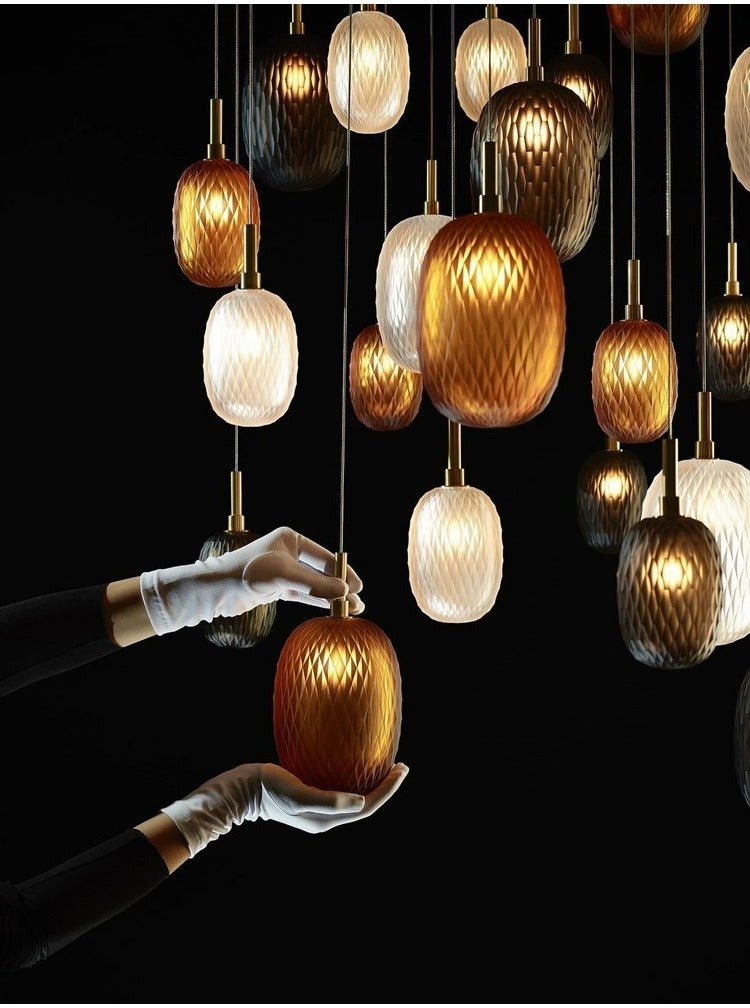 Chromatic Gem Drop Chandelier