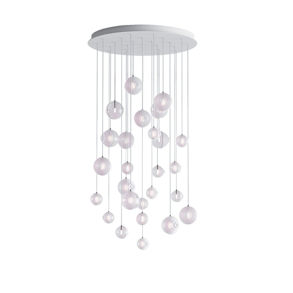 Cosmic Sphere Cascade Chandelier