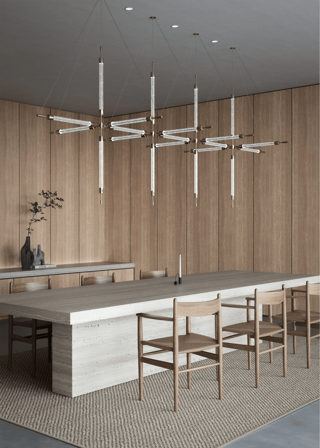 Crystal Grid Customize Chandelier