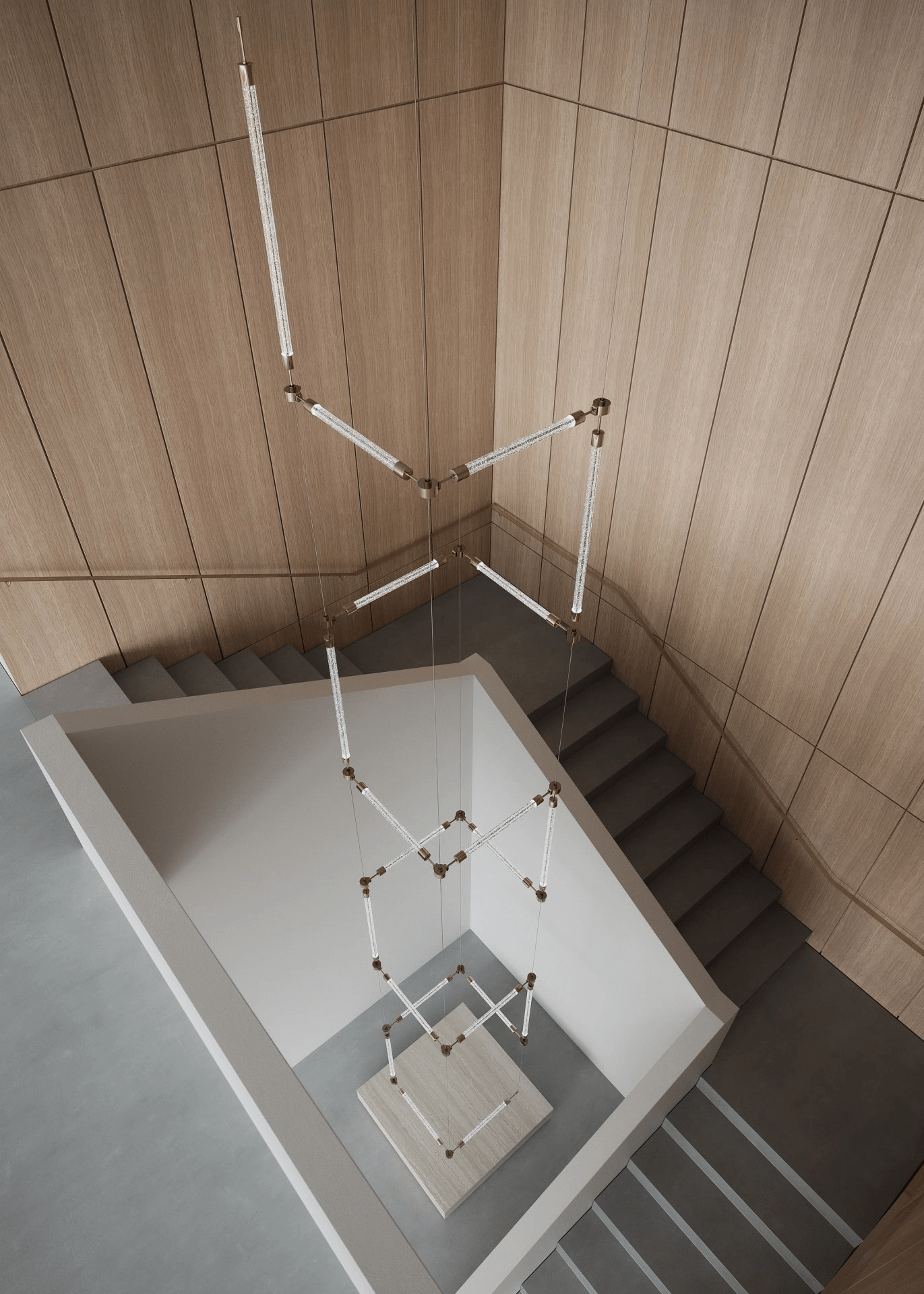 Crystal Grid Customize Chandelier