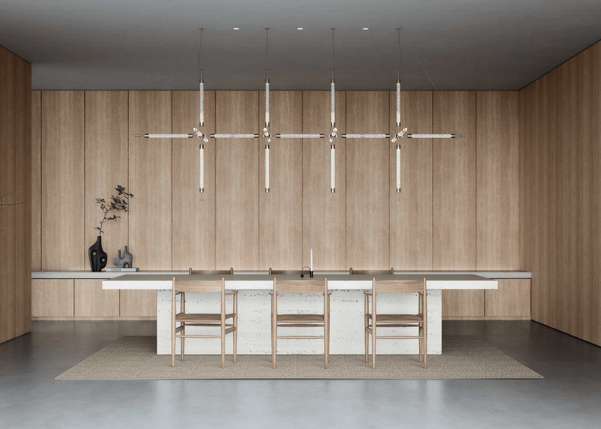 Crystal Grid Customize Chandelier