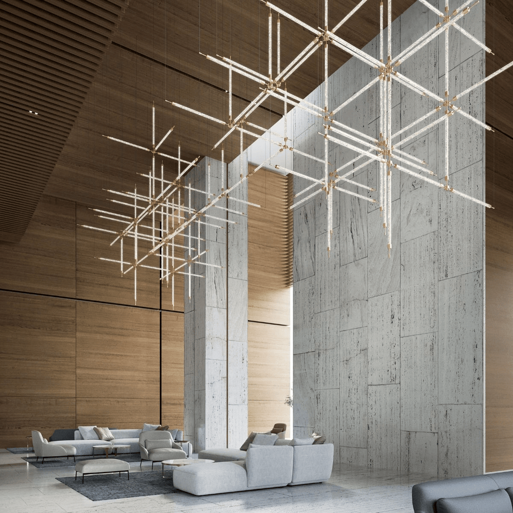 Crystal Grid Customize Chandelier