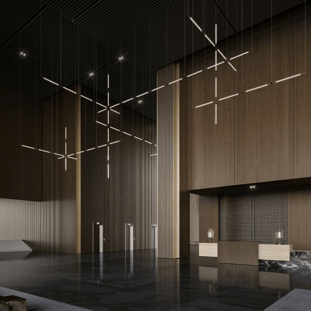 Crystal Grid Customize Chandelier