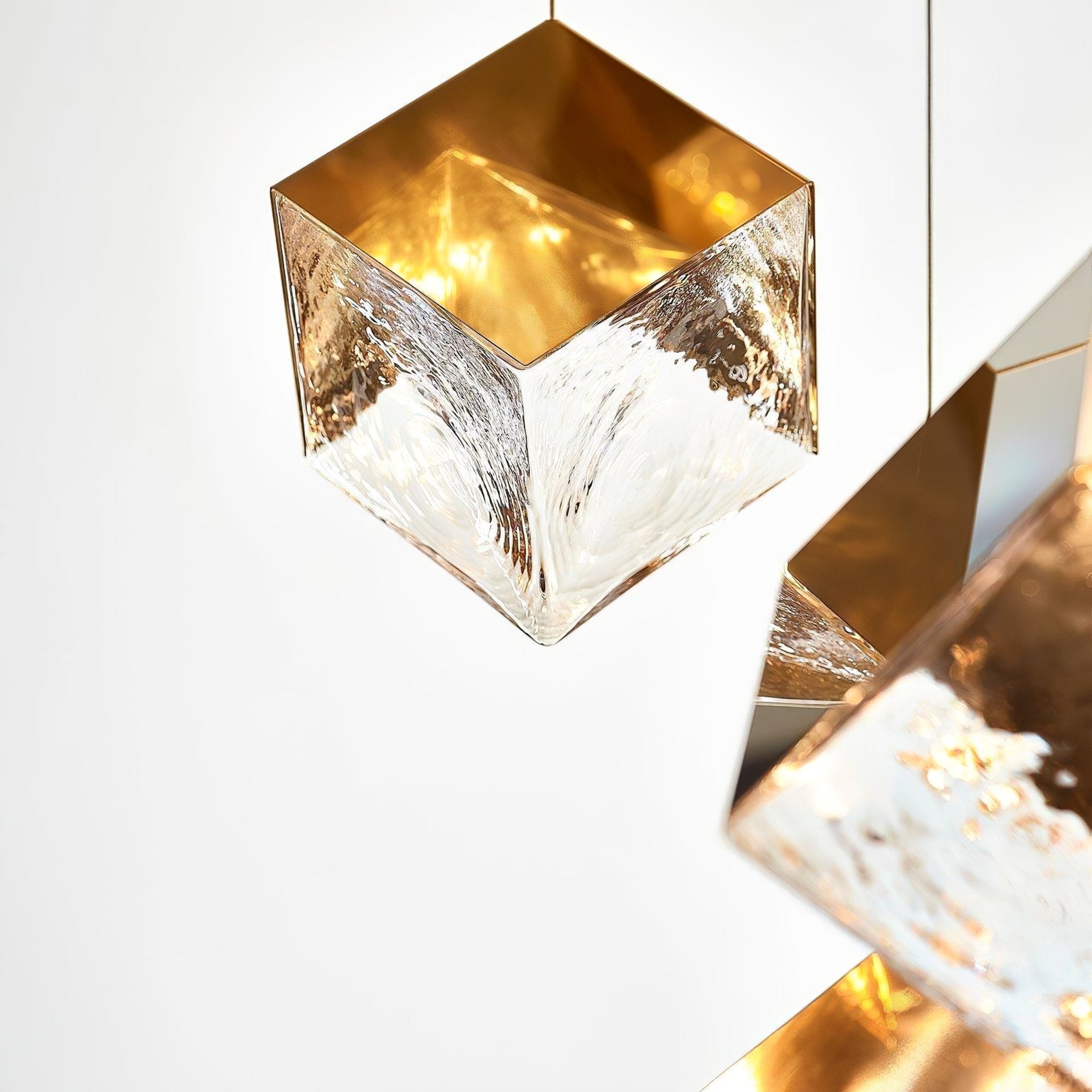 Cubic Luster Cascade Chandelier