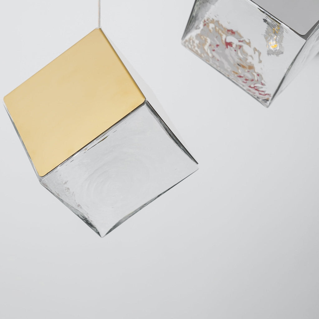 Cubic Luster Cascade Chandelier