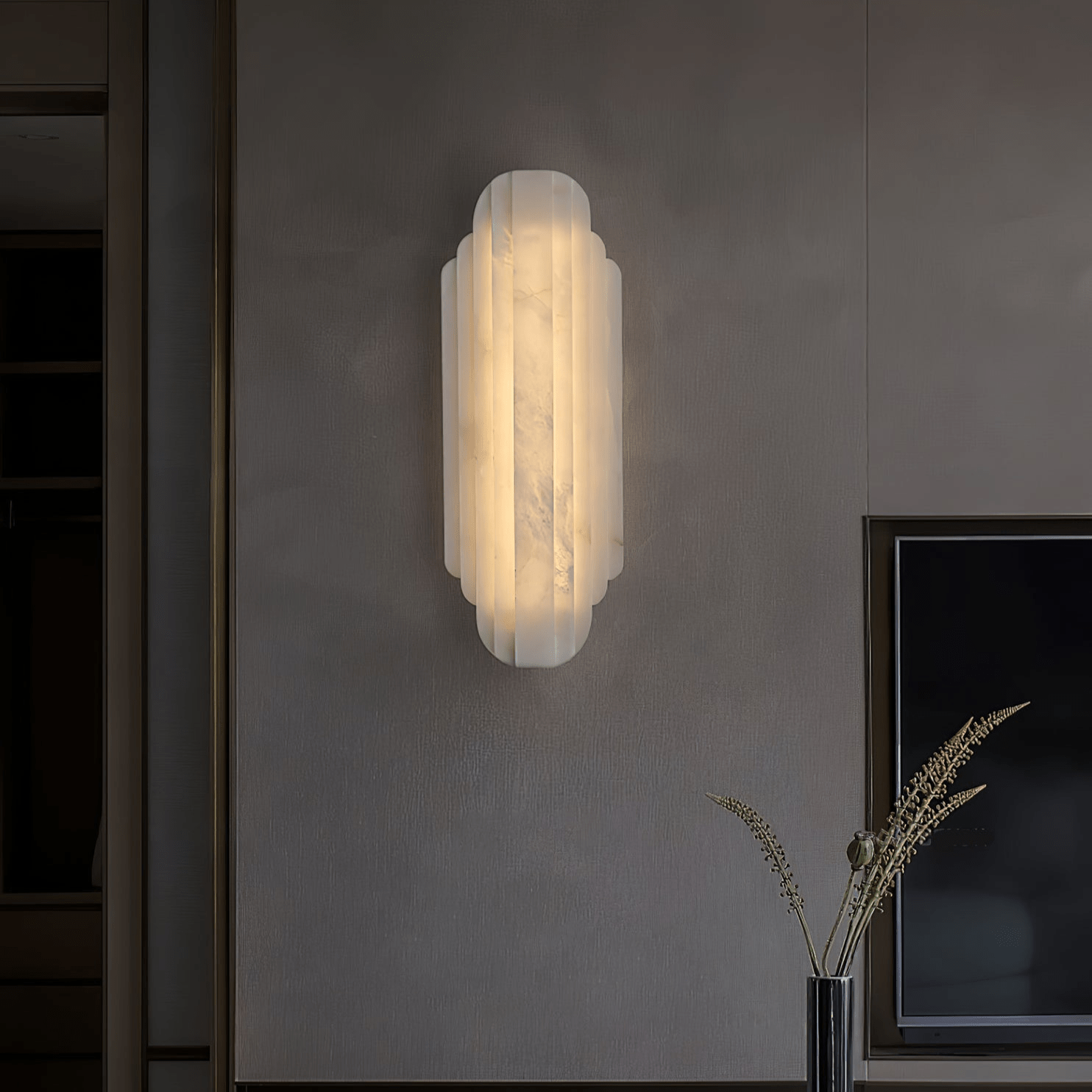 Estelle Alabaster Wall Sconce