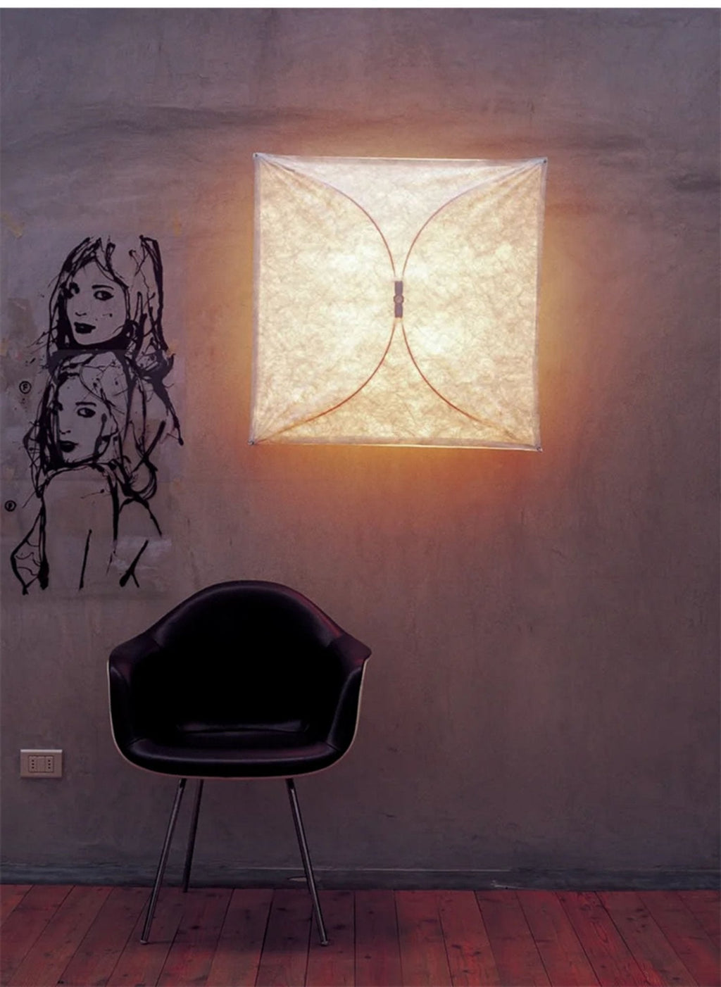 Kite Shaped Paper Ceiling Lamp