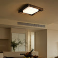 Kurin Wood Frame Ceiling Light