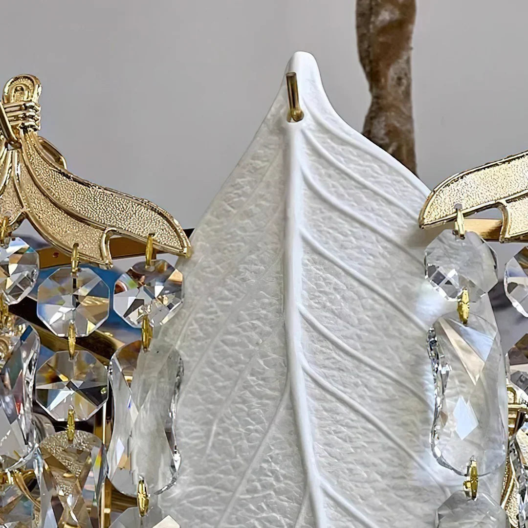 Leaf Crystal Chandelier