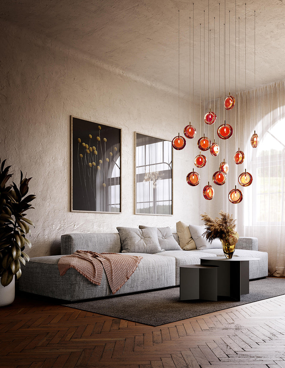 Lens Round Chandelier