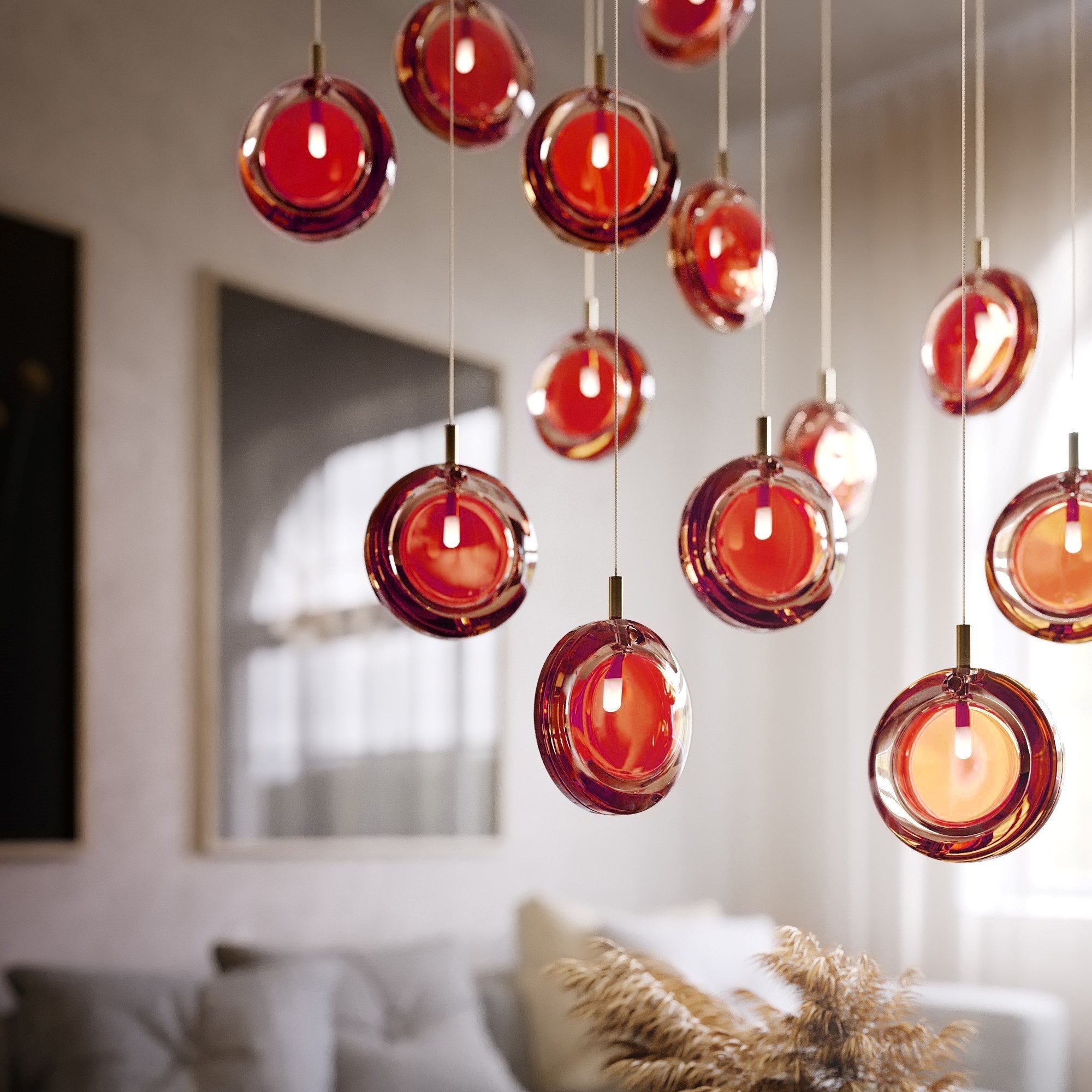 Lens Round Chandelier