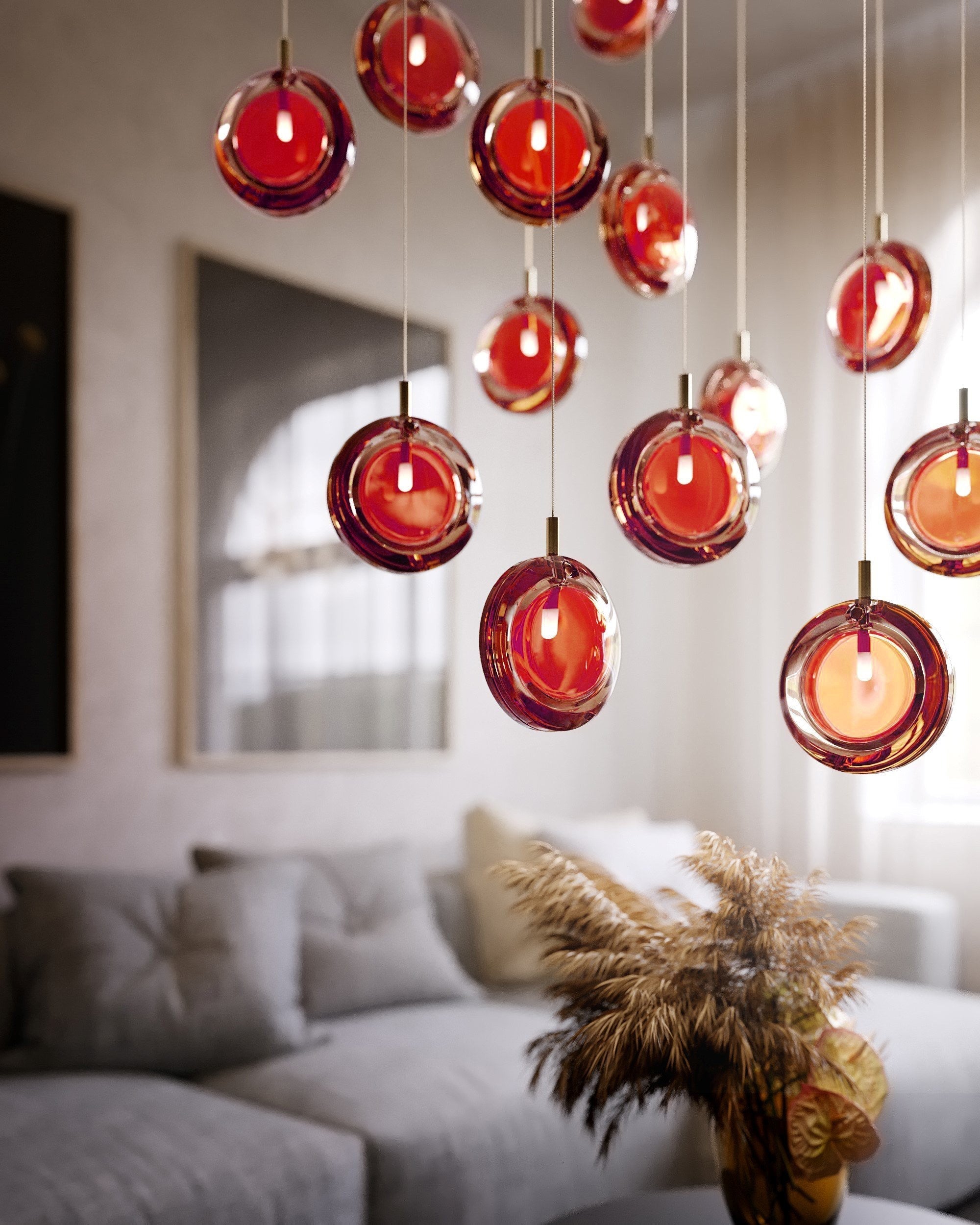Lens Round Chandelier