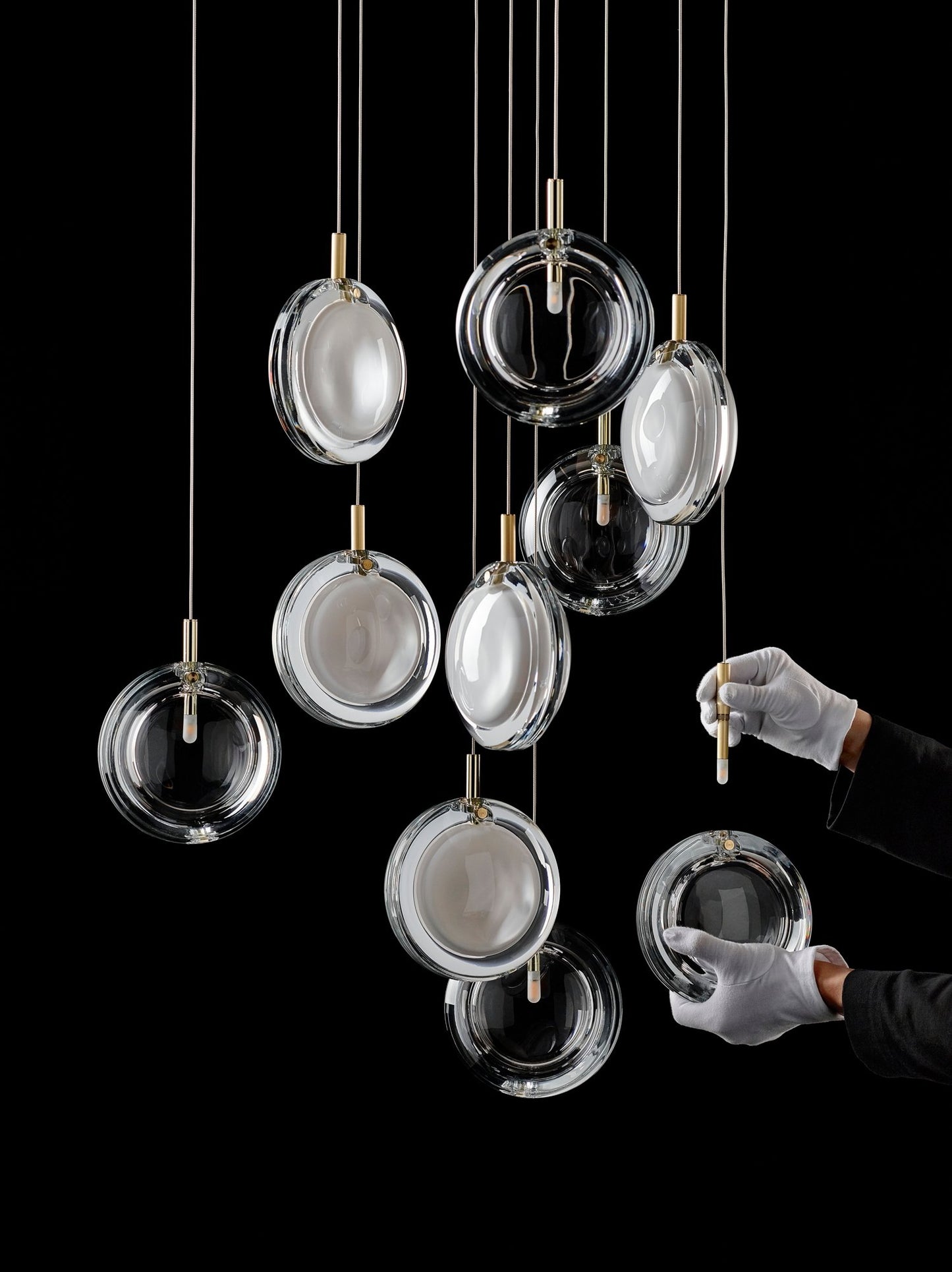 Lens Round Chandelier