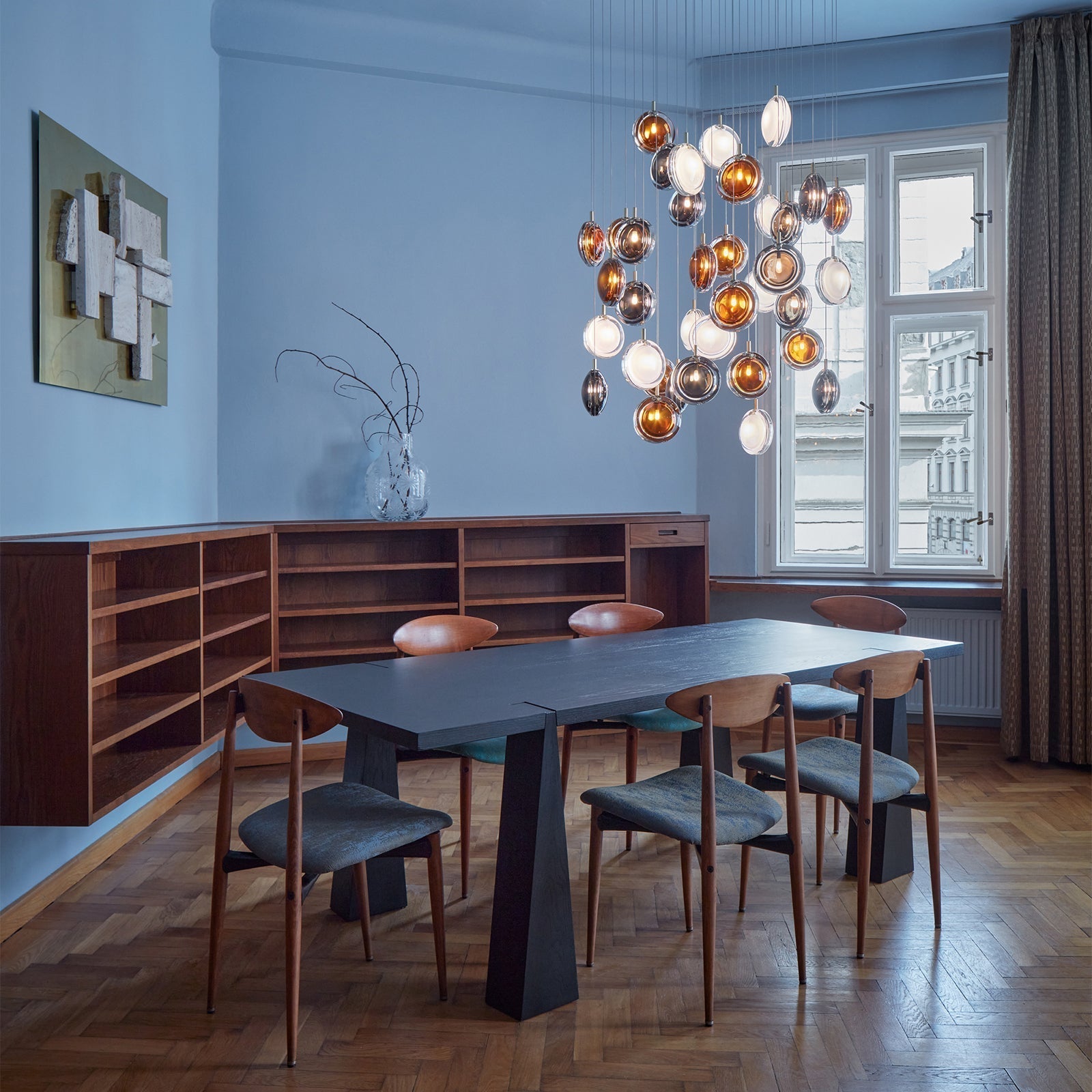 Lens Round Chandelier