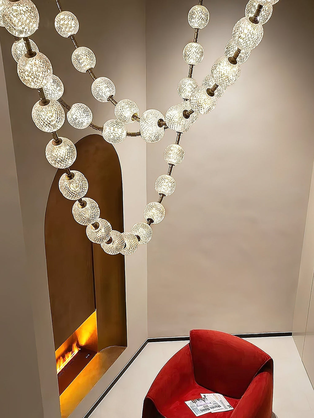 Strand Necklace Chandelier