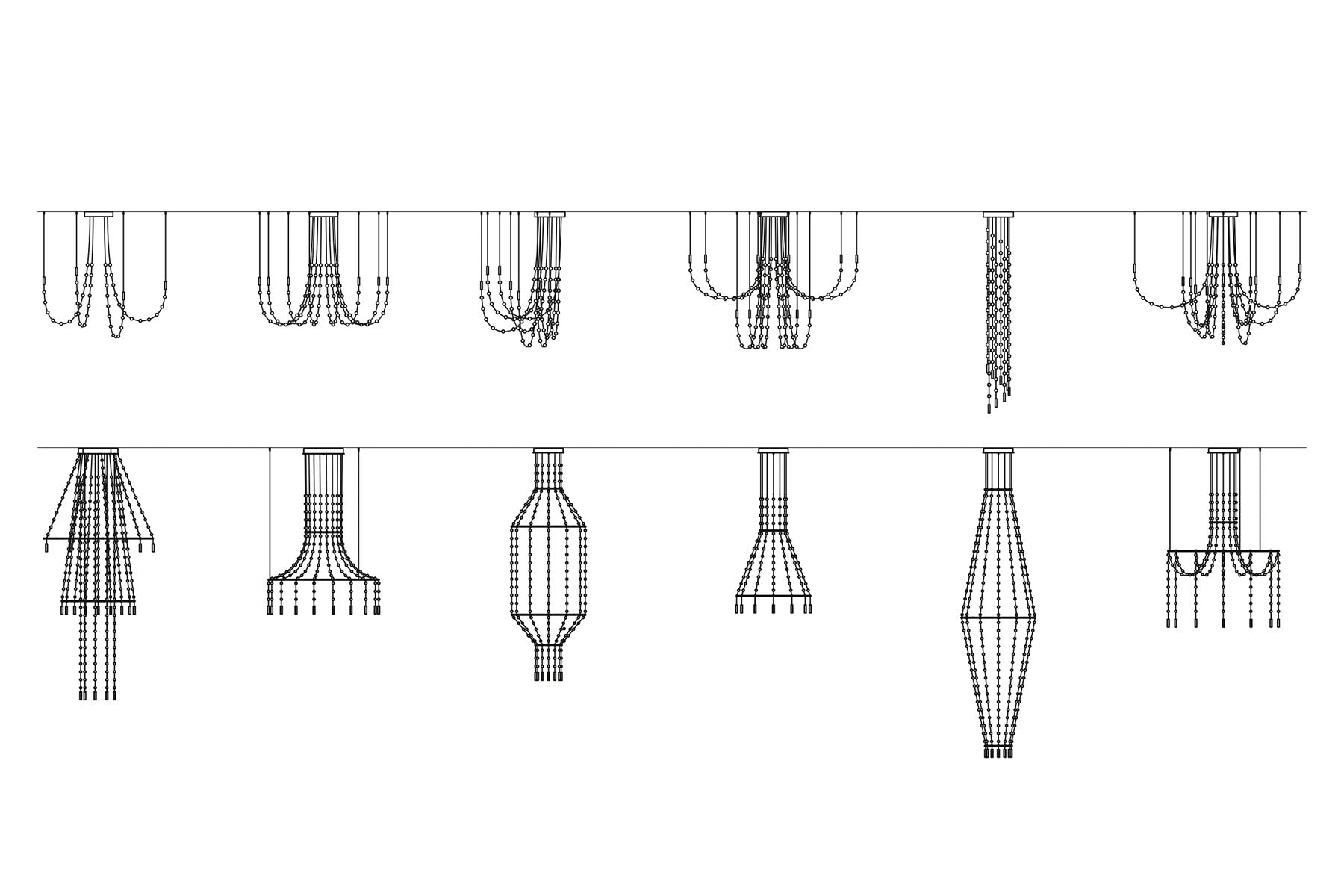 Multidot Customize Chandelier