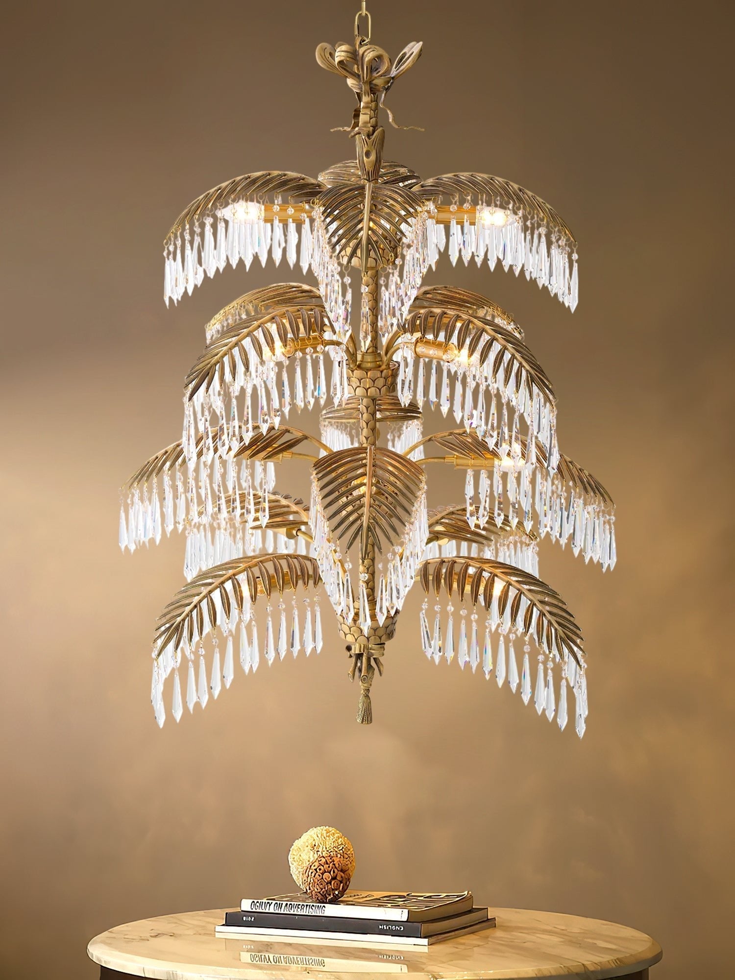 Palmera Brass Chandelier