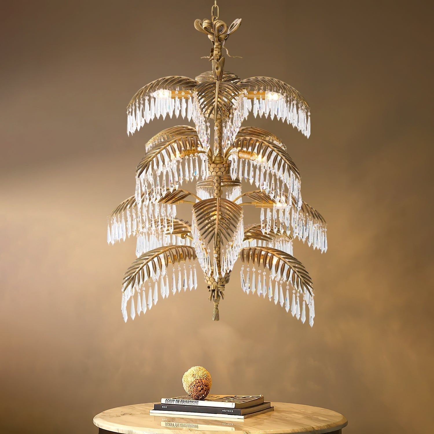 Palmera Brass Chandelier
