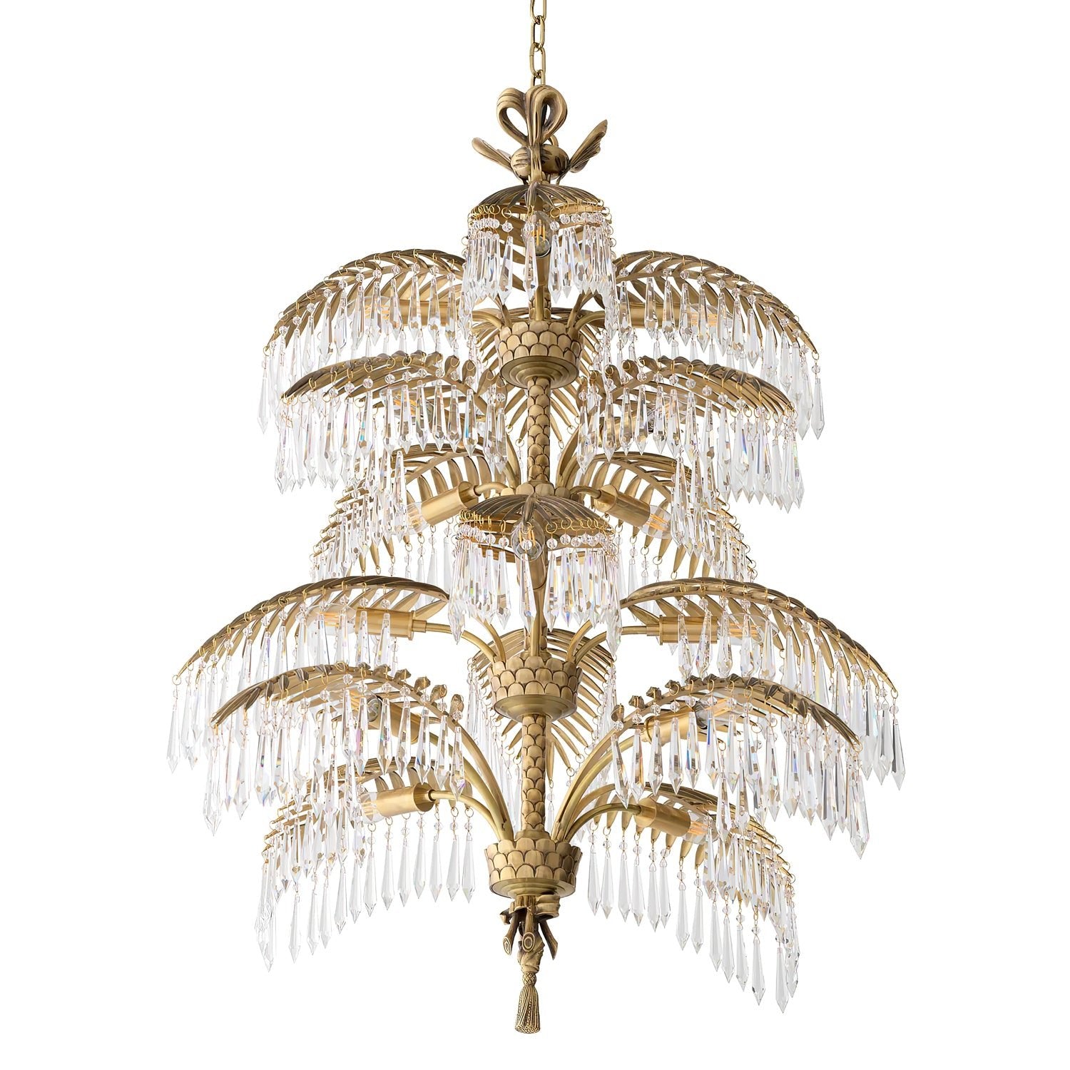 Palmera Brass Chandelier