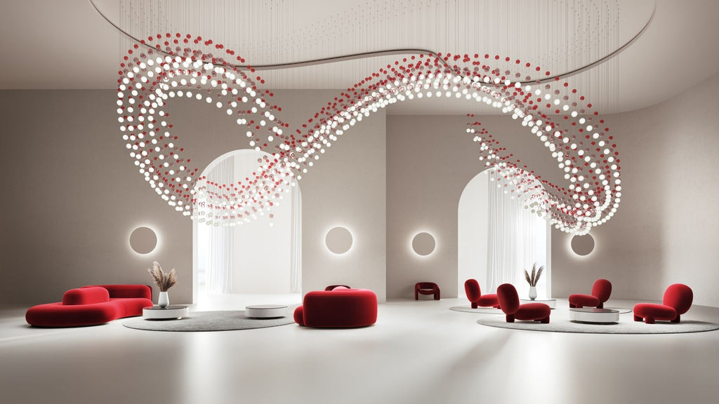 Pearl Curtain Customize Chandelier