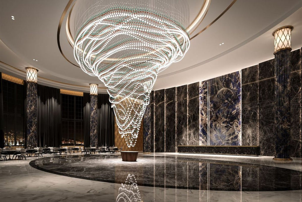 Pearl Curtain Customize Chandelier