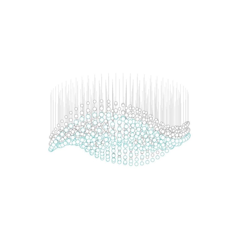 Pearl Curtain Customize Chandelier