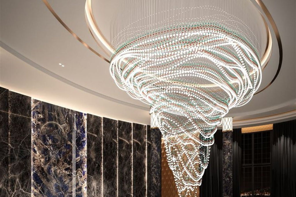 Pearl Curtain Customize Chandelier